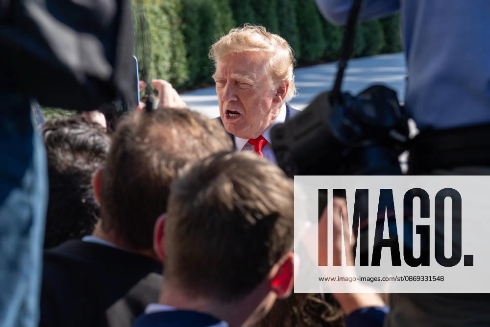 President Donald Trump speaks to the White House press corps on October 13, 2026. Washington United States - ZUMAl312 20261013_znp_l312_022