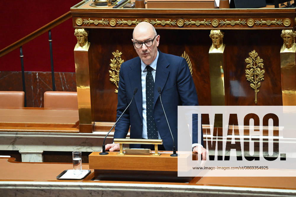 2027 Finance Bill Part One at the National Assembly French Minister of the Economy, Finance and Industrial, Energy and Digital Sovereignty Roland Lescure during the 2027 Finance Bill Part One at the National Assembly, French Parliament in Paris, France on octobre 13, 2026. Photo by Tomas Stevens ABACAPRESS.COM Paris France