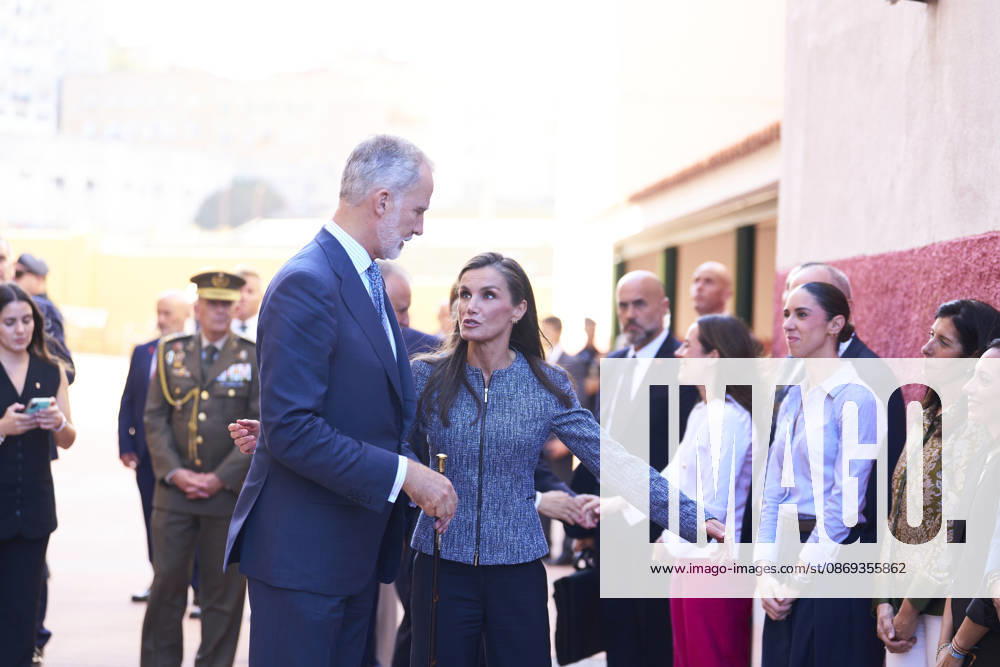 Spanish royals Visit to the Vicente Aleixandre nursery and primary school King Felipe VI of Spain, Queen Letizia of Spain visit to the Vicente Aleixandre nursery and primary school on October 13, 2026 in Ceuta, Spain King Felipe VIs first visit to Ceuta as King, a city Spanish since the 17th century and claimed by Morocco, comes after this summers migration crisis. The previous royal visit, by Juan Carlos I and Queen Sofia in 2007, led Morocco to recall its ambassador. Photo by IMAGO MPG Ceuta Vicente Aleixandre nursery and primary school Ceuta Spain