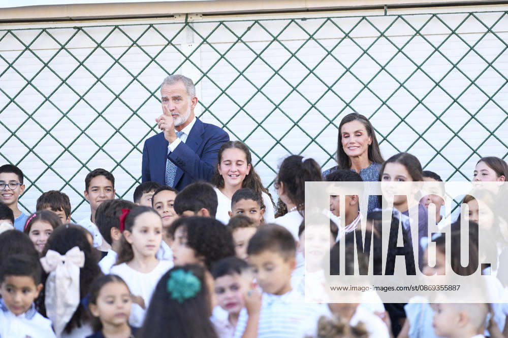 Spanish royals Visit to the Vicente Aleixandre nursery and primary school King Felipe VI of Spain, Queen Letizia of Spain visit to the Vicente Aleixandre nursery and primary school on October 13, 2026 in Ceuta, Spain King Felipe VIs first visit to Ceuta as King, a city Spanish since the 17th century and claimed by Morocco, comes after this summers migration crisis. The previous royal visit, by Juan Carlos I and Queen Sofia in 2007, led Morocco to recall its ambassador. Photo by IMAGO MPG Ceuta Vicente Aleixandre nursery and primary school Ceuta Spain
