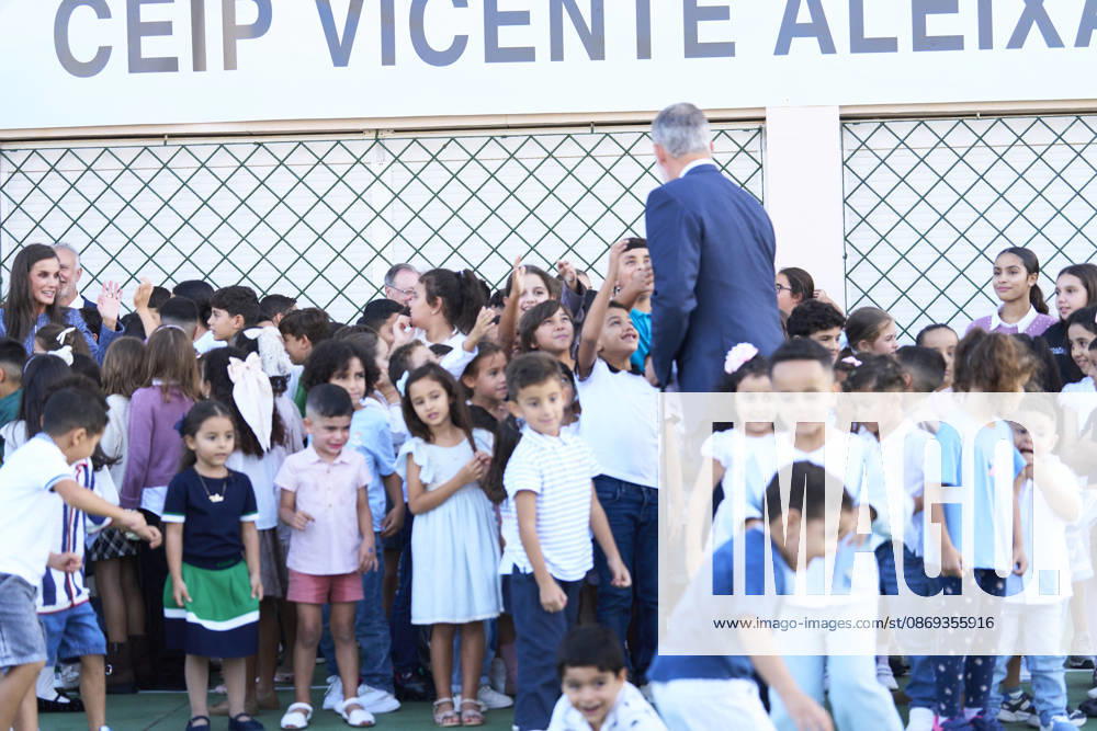 Spanish royals Visit to the Vicente Aleixandre nursery and primary school Queen Letizia of Spain visit to the Vicente Aleixandre nursery and primary school on October 13, 2026 in Ceuta, Spain King Felipe VIs first visit to Ceuta as King, a city Spanish since the 17th century and claimed by Morocco, comes after this summers migration crisis. The previous royal visit, by Juan Carlos I and Queen Sofia in 2007, led Morocco to recall its ambassador. Photo by IMAGO MPG Ceuta Vicente Aleixandre nursery and primary school Ceuta Spain