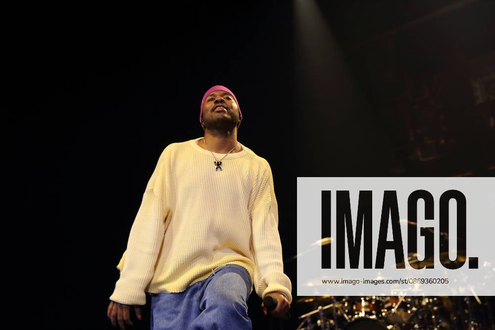 Khalid Donnel Robinson, also known as Khalid, at a concert at the Uber Eats Music Hall in Berlin, October 13, 2026 Khalid Concert Berlin