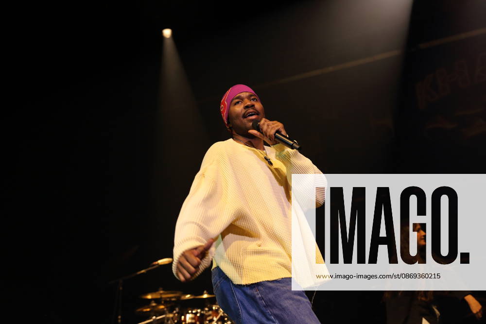 Khalid Donnel Robinson, also known as Khalid, at a concert at the Uber Eats Music Hall in Berlin, October 13, 2026 Khalid Concert Berlin