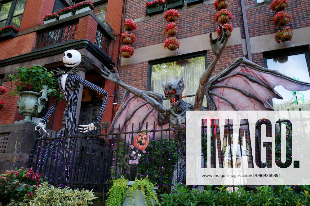 Halloween Decorations in Washington, DC Halloween themed decorations at a house downtown Washington, DC on October 13, 2026. Photo by Olivier Douliery ABACAPRESS.COM Washington Virginia United States