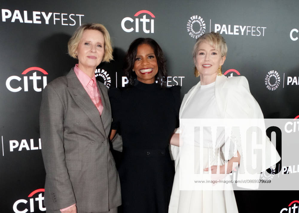 CYNTHIA NIXON, SONJA WARFIELD and CARRIE COON attend the The Gilded Age Red Carpet at Paleyfest NY.The Paley Museum, NYC.October13, 2026 . Paleyfest NY: The Gilded Age Red Carpet.The Paley Museum, NYC.October13, 2026 . New York USA - ZUMAms4_ 20261013_faf_ms4_015