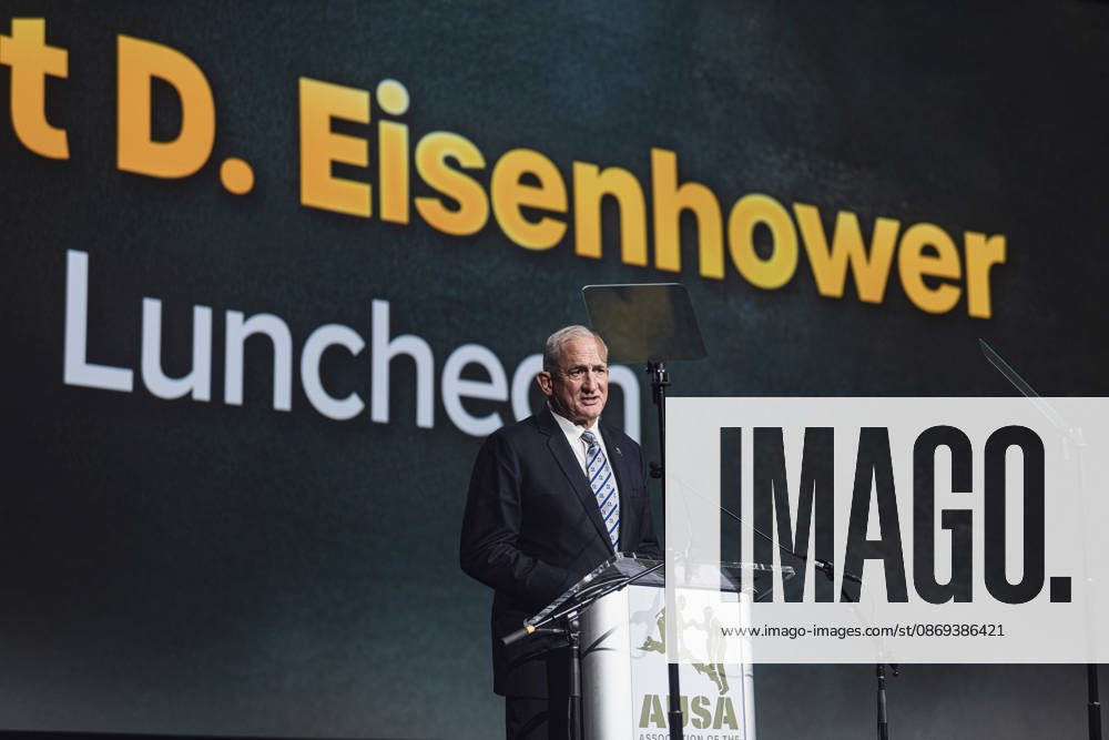 AUSA President Gen. Robert Brown (Ret.) hosts the Eisenhower Luncheon at AUSA 2026 WASHINGTON, DC, OCTOBER 13: Retired Gen. Robert B. Brown, president and CEO of the Association of the United States Army (AUSA), hosts the Dwight D. Eisenhower Luncheon at the AUSA 2026 Annual Meeting and Exposition at the Walter E. Washington Convention Center on October 13, 2026 in Washington, DC., Credit:Oliver Ehmig Velez Oliver Ehmig Avalon