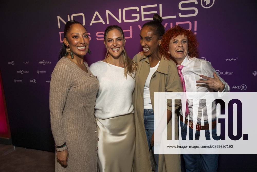 ABB NOANGELS members Jessica Wahls, Sandy Mölling, Hadnet Tesfai, and Lucy Diakovska attended the exclusive preview of the ARD documentary *NO ANGELS: DAS SIND WIR* at the Colosseum Berlin on October 13, 2026, in Berlin, Germany