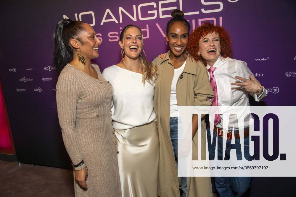 ABB NOANGELS members Jessica Wahls, Sandy Mölling, Hadnet Tesfai, and Lucy Diakovska attended the exclusive preview of the ARD documentary *NO ANGELS: DAS SIND WIR* at the Colosseum Berlin on October 13, 2026, in Berlin, Germany