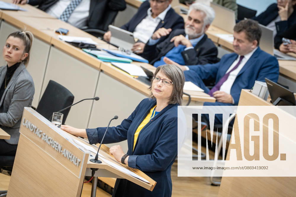 Katja Pähle, SPD State Representative; State Parliament Session, October 2026, II—Special Session convened at the request of the AfD and BSW on the topic of Bringing Peace to Ukraine, Magdeburg, Saxony-Anhalt, Germany, State Parliament