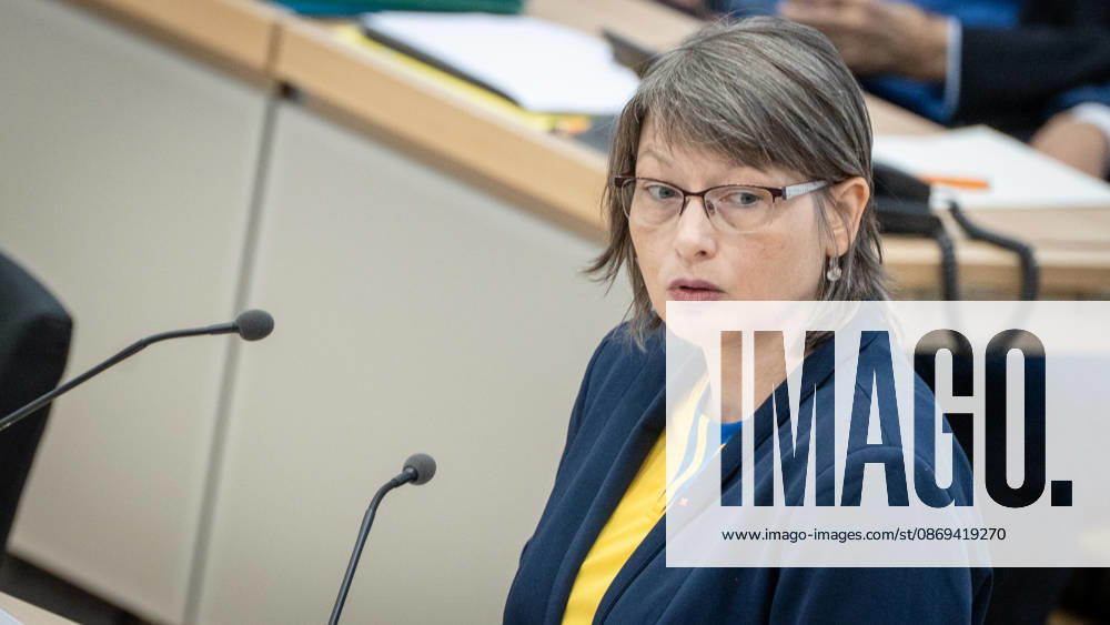 Katja Pähle, SPD State Representative; State Parliament Session, October 2026, II—Special Session convened at the request of the AfD and BSW on the topic of Bringing Peace to Ukraine, Magdeburg, Saxony-Anhalt, Germany, State Parliament