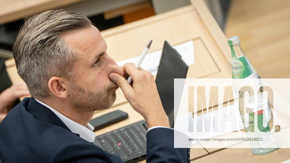 Ulrich Siegmund, AfD member of the state parliament, during the debate at the October 2026 II special session of the state parliament, convened at the request of the AfD and BSW on the topic of establishing peace in Ukraine, Magdeburg, Saxony-Anhalt, Germany, State Parliament