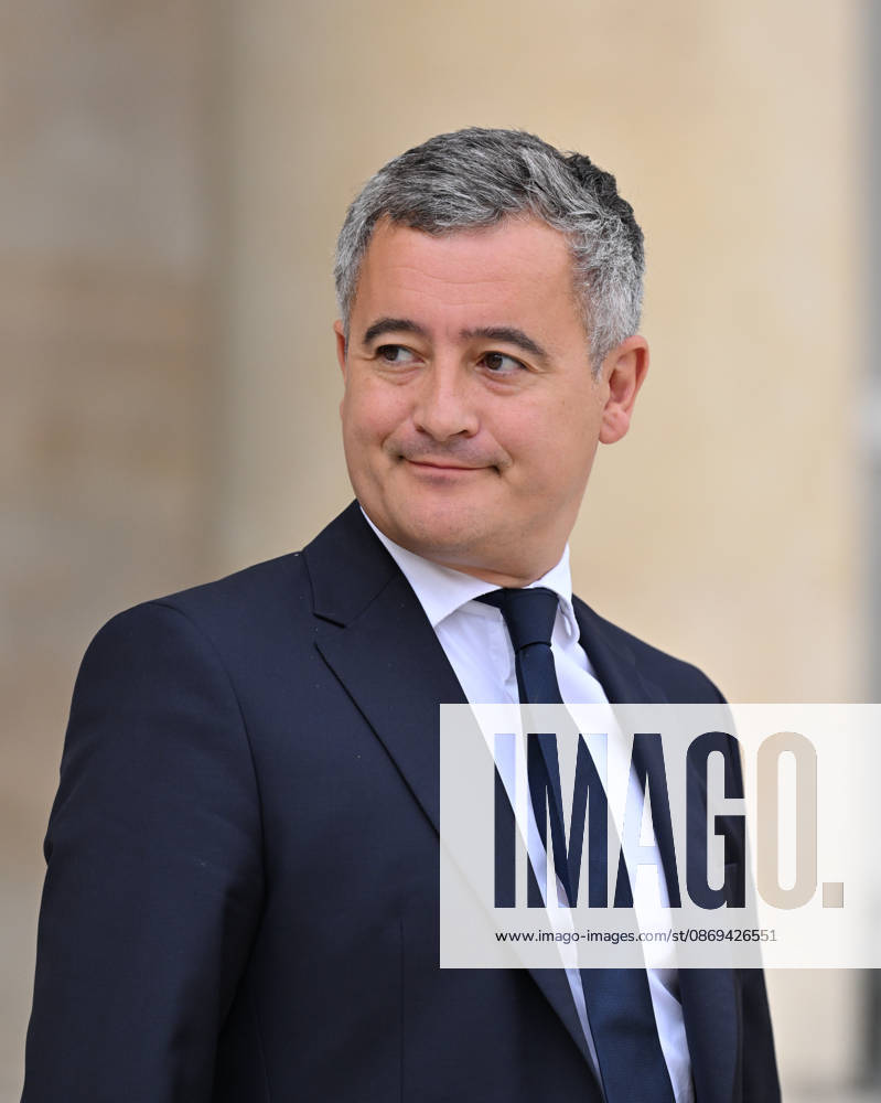 French government weekly cabinet meeting at Elysee Palace in Paris PARIS, FRANCE - OCTOBER 14: French Justice Minister Gerald Darmanin leaves after a weekly cabinet meeting at the Elysee Palace in Paris, France on October 14, 2026. Mustafa Yalçin Anadolu Paris France. Editorial use only. Please get in touch for any other usage.