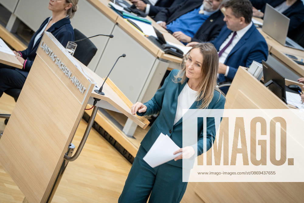 Claudia Wittig, BSW State Representative, October 2026 State Parliament Session II: Special Session convened at the request of the AfD and BSW on the topic of Bringing Peace to Ukraine, Magdeburg, Saxony-Anhalt, Germany, State Parliament