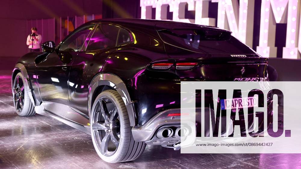 Carwalk at the Essen Motor Show: Extensive photo gallery of spectacular cars ** FOR ** **Ferrari Purosangue at the Essen Motor Show on October 14, 2026, at Messe Essen in Essen-Rüttenscheid, Germany, North Rhine-Westphalia, Essen. Copyright ChristofxKöpsel