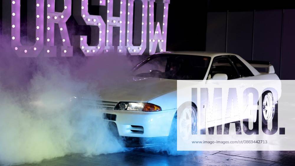 Carwalk at the Essen Motor Show: Extensive photo gallery of spectacular cars ** FOR ** **Nissan Skyline BNR32 GT-R V Spec II at the Essen Motor Show on October 14, 2026, at Messe Essen in Essen-Rüttenscheid, Germany, North Rhine-Westphalia, Essen. Copyright ChristofxKöpsel
