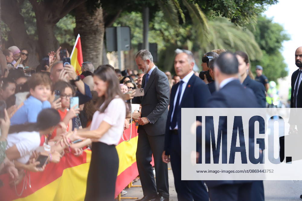 The King and Queen Visit the Autonomous City of Melilla King Felipe VI and Queen Letizia during a visit to the Pintor Eduardo Morillas Preschool and Elementary School on October 14, 2026, in Melilla, Spain. The King and Queen are making their first official visit to Melilla, where they have received a welcome just as enthusiastic as the one they received in Ceuta. In Ceuta, in addition to expressing their solidarity following the massive influx of migrants last July, the monarch wished to emphasize the Spanish identity of both autonomous cities. OCTOBER 14, 2026 PIXELATED Melilla Melilla, Spain
