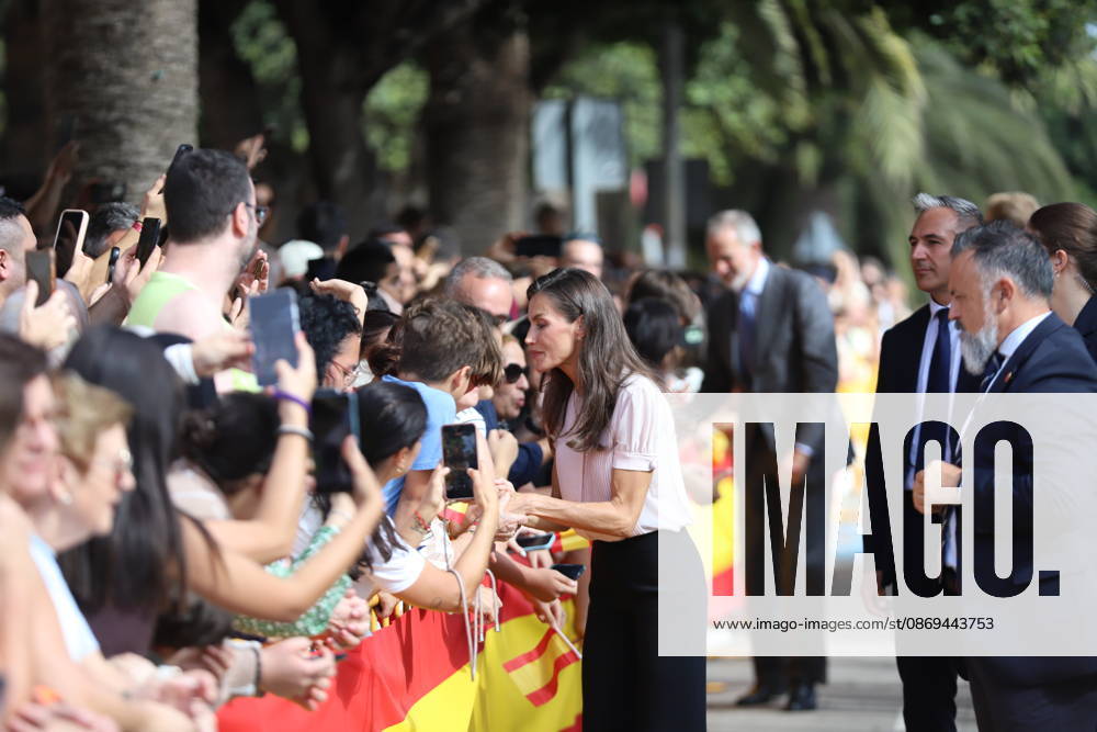 The King and Queen Visit the Autonomous City of Melilla King Felipe VI and Queen Letizia during a visit to the Pintor Eduardo Morillas Preschool and Elementary School on October 14, 2026, in Melilla, Spain. The King and Queen are making their first official visit to Melilla, where they have received a welcome just as enthusiastic as the one they received in Ceuta. In Ceuta, in addition to expressing their solidarity following the massive influx of migrants last July, the monarch wished to emphasize the Spanish identity of both autonomous cities. OCTOBER 14, 2026 PIXELATED Melilla Melilla, Spain