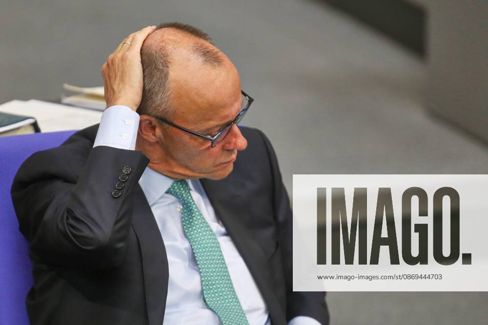 German Bundestag 101st Session of the Bundestag Chancellor Friedrich Merz, CDU