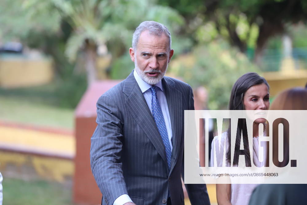 The King and Queen Visit the Autonomous City of Melilla King Felipe VI and Queen Letizia during a visit to the Pintor Eduardo Morillas Preschool and Elementary School on October 14, 2026, in Melilla, Spain. The King and Queen are making their first official visit to Melilla, where they have received a welcome just as enthusiastic as the one they received in Ceuta. In Ceuta, in addition to expressing their solidarity following the massive influx of migrants last July, the monarch wished to emphasize the Spanish identity of both autonomous cities. OCTOBER 14, 2026 PIXELATED Melilla Melilla, Spain