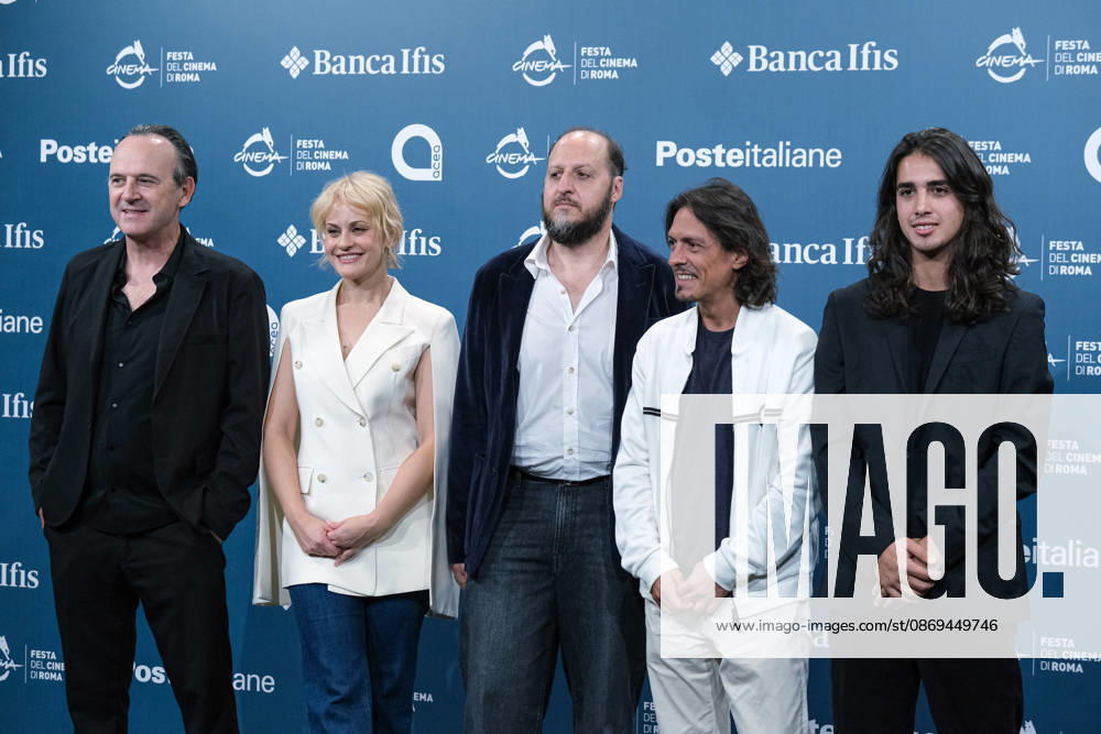 (L to R) Paolo Pierobon, Marina Rocco, Fausto Russo Alesi, Simone Catania and Dimitri Paoletti attend the photocall for the film Brianza during the Rome Film Fest 2026 in Rome. Rome Italy - ZUMAs197 20261014_aaa_s197_077