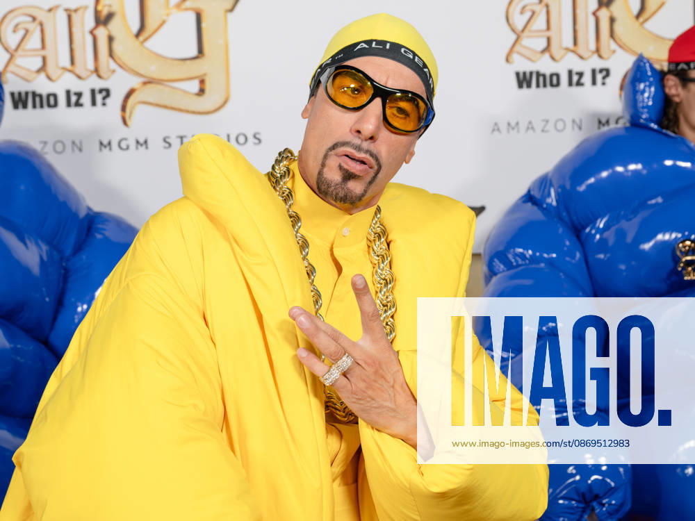 English actor, filmmaker, comedian and anti-racist advocate SACHA BARON COHEN, 55, as Ali G attends the Ali G: Who Iz I? Los Angeles Premiere. Hollywood USA - ZUMAb173 20261014_aap_b173_001