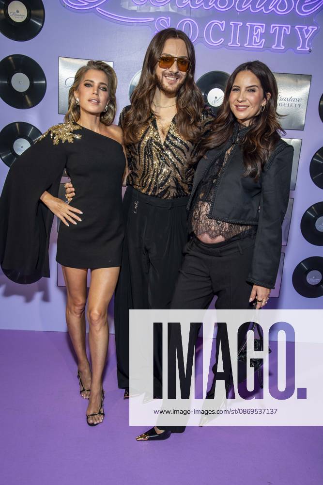 ABB KERASTASE: Sylvie Meis, Riccardo Simonetti, and Chryssanthi Kavazi as guests at the Kerastase Society I: The Parisian Art de Vivre at Roomers in Berlin on October 14, 2026, Berlin, Germany
