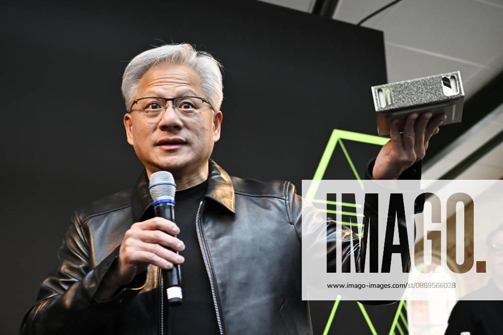Jensen Huang, CEO of Nvidia, speaks during the Build A Claw Experience event at Norrsken House Stockholm, as Nvidia hosts three AI events in Stockholm, Sweden, on October 15, 2026 STOCKHOLM SWEDEN