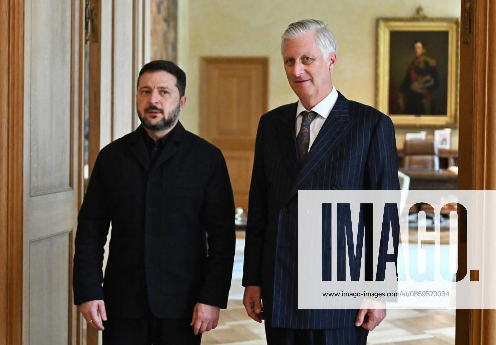 Belgian King Philippe meets with Ukrainian President Zelenskyy in Brussels BRUSSELS, BELGIUM - OCTOBER 15: Belgian King Philippe meets with Ukrainian President Volodymyr Zelenskyy at the Royal Palace in Brussels, Belgium on October 15,2026. Dursun Aydemir Anadolu Brussels Belgium. Editorial use only. Please get in touch for any other usage.