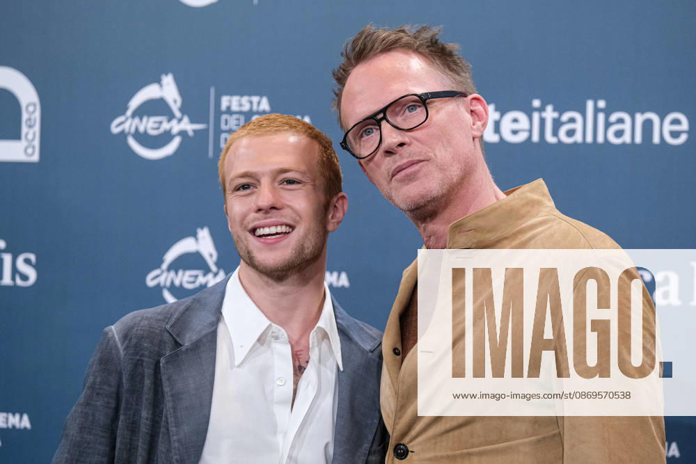 Ruaridh Mollica (L) and Paul Bettany (R) attend the photocall for the series VisionQuest during the 21st Rome Film Fest at Auditorium Parco della Musica Ennio Morricone. Rome Italy - ZUMAs197 20261015_aaa_s197_074