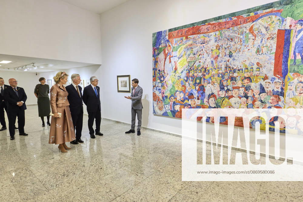 Belgian Royal Couple s State Visit to Central Asia - Day 3 - Kazakhstan King Philippe of Belgium and Queen Mathilde visit the national museum during their official visit to Kazakhstan on October 13, 2026, accompanied by Kazakh President Kassym-Jomart Tokayev. Photo by Olivier Polet ABACAPRESS.COM Kazakhstan