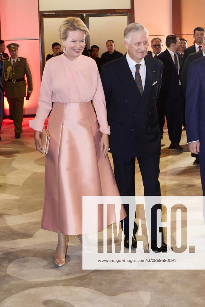 Belgian Royal Couple s State Visit to Central Asia - Day 3 - Kazakhstan King Philippe of Belgium and Queen Mathilde participate in a Belgian official reception at the St. Regis Hotel during their visit to Kazakhstan on October 13, 2026, alongside Kazakh President Kassym-Jomart Tokayev. Photo by Olivier Polet ABACAPRESS.COM Kazakhstan