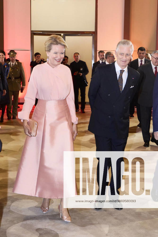 Belgian Royal Couple s State Visit to Central Asia - Day 3 - Kazakhstan King Philippe of Belgium and Queen Mathilde participate in a Belgian official reception at the St. Regis Hotel during their visit to Kazakhstan on October 13, 2026, alongside Kazakh President Kassym-Jomart Tokayev. Photo by Olivier Polet ABACAPRESS.COM Kazakhstan