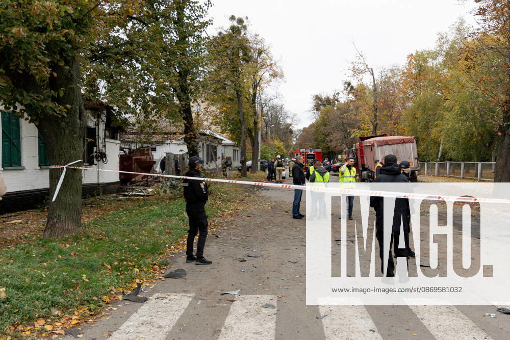 Russian attack towards civilian infrastructure in Ukraine’s Poltava DNIPRO, UKRAINE - OCTOBER 15: (---- - MANDATORY CREDIT - DNIPROPETROVSK REGIONAL MILITARY ADMINISTRATION OF UKRAINE HANDOUT - NO MARKETING NO ADVERTISING CAMPAIGNS - DISTRIBUTED AS A SERVICE TO CLIENTS---- HANDOUT - NO MARKETING NO ADVERTISING CAMPAIGNS - DISTRIBUTED AS A SERVICE TO CLIENTS----) A view of the destruction after the Russian combined attack towards civilian infrastructure and damaged a school building, an apartment building, three private houses, an administrative building, and four vehicles on Poltava, Ukraine on October 15, 2026. Dnipropetrovsk Regional Military Anadolu Dnipropetrovs ka Oblast Ukraine. Editorial use only. Please get