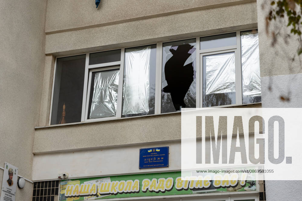 Russian attack towards civilian infrastructure in Ukraine’s Poltava DNIPRO, UKRAINE - OCTOBER 15: (---- - MANDATORY CREDIT - DNIPROPETROVSK REGIONAL MILITARY ADMINISTRATION OF UKRAINE HANDOUT - NO MARKETING NO ADVERTISING CAMPAIGNS - DISTRIBUTED AS A SERVICE TO CLIENTS---- HANDOUT - NO MARKETING NO ADVERTISING CAMPAIGNS - DISTRIBUTED AS A SERVICE TO CLIENTS----) A view of the destruction after the Russian combined attack towards civilian infrastructure and damaged a school building, an apartment building, three private houses, an administrative building, and four vehicles on Poltava, Ukraine on October 15, 2026. Dnipropetrovsk Regional Military Anadolu Dnipropetrovs ka Oblast Ukraine. Editorial use only. Please get