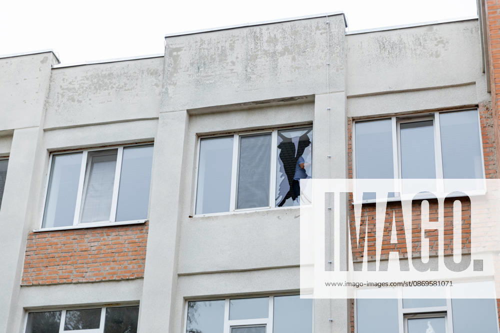 Russian attack towards civilian infrastructure in Ukraine’s Poltava DNIPRO, UKRAINE - OCTOBER 15: (---- - MANDATORY CREDIT - DNIPROPETROVSK REGIONAL MILITARY ADMINISTRATION OF UKRAINE HANDOUT - NO MARKETING NO ADVERTISING CAMPAIGNS - DISTRIBUTED AS A SERVICE TO CLIENTS---- HANDOUT - NO MARKETING NO ADVERTISING CAMPAIGNS - DISTRIBUTED AS A SERVICE TO CLIENTS----) A view of the destruction after the Russian combined attack towards civilian infrastructure and damaged a school building, an apartment building, three private houses, an administrative building, and four vehicles on Poltava, Ukraine on October 15, 2026. Dnipropetrovsk Regional Military Anadolu Dnipropetrovs ka Oblast Ukraine. Editorial use only. Please get