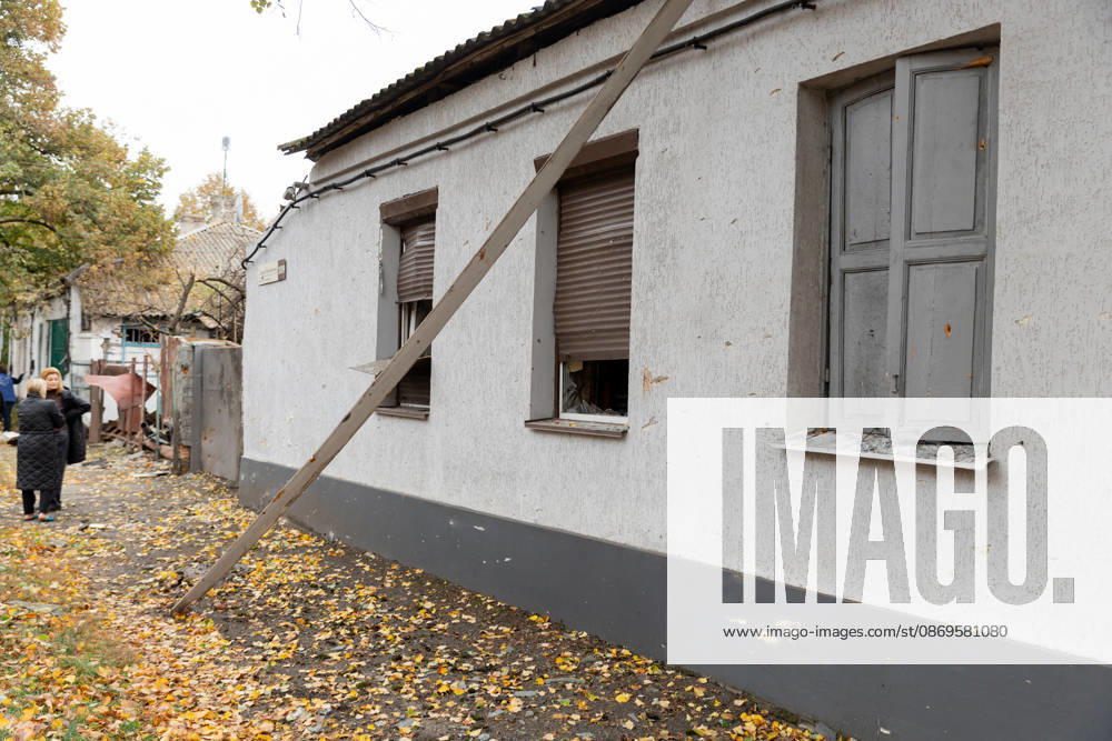 Russian attack towards civilian infrastructure in Ukraine’s Poltava DNIPRO, UKRAINE - OCTOBER 15: (---- - MANDATORY CREDIT - DNIPROPETROVSK REGIONAL MILITARY ADMINISTRATION OF UKRAINE HANDOUT - NO MARKETING NO ADVERTISING CAMPAIGNS - DISTRIBUTED AS A SERVICE TO CLIENTS---- HANDOUT - NO MARKETING NO ADVERTISING CAMPAIGNS - DISTRIBUTED AS A SERVICE TO CLIENTS----) A view of the destruction after the Russian combined attack towards civilian infrastructure and damaged a school building, an apartment building, three private houses, an administrative building, and four vehicles on Poltava, Ukraine on October 15, 2026. Dnipropetrovsk Regional Military Anadolu Dnipropetrovs ka Oblast Ukraine. Editorial use only. Please get
