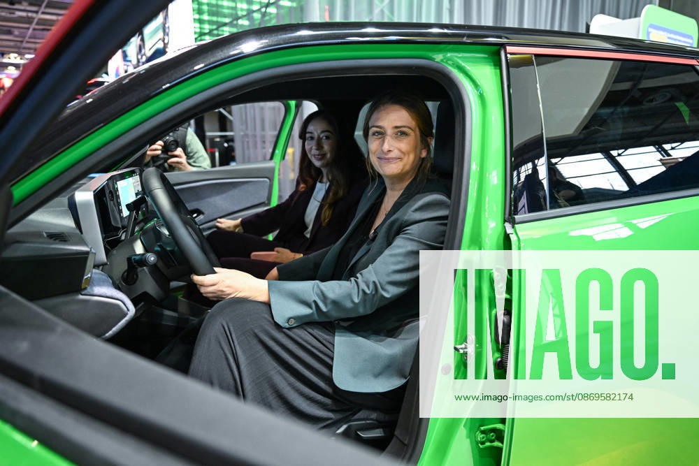 Marine Tondelier at the Paris Motor Show 2026 Leader of the Ecologists and French candidate for presidency Marine Tondelier at the International Motor Show 2026 in Paris Porte de Versailles on October 15,2026. Photo by Tomas Stevens ABACAPRESS.COM France