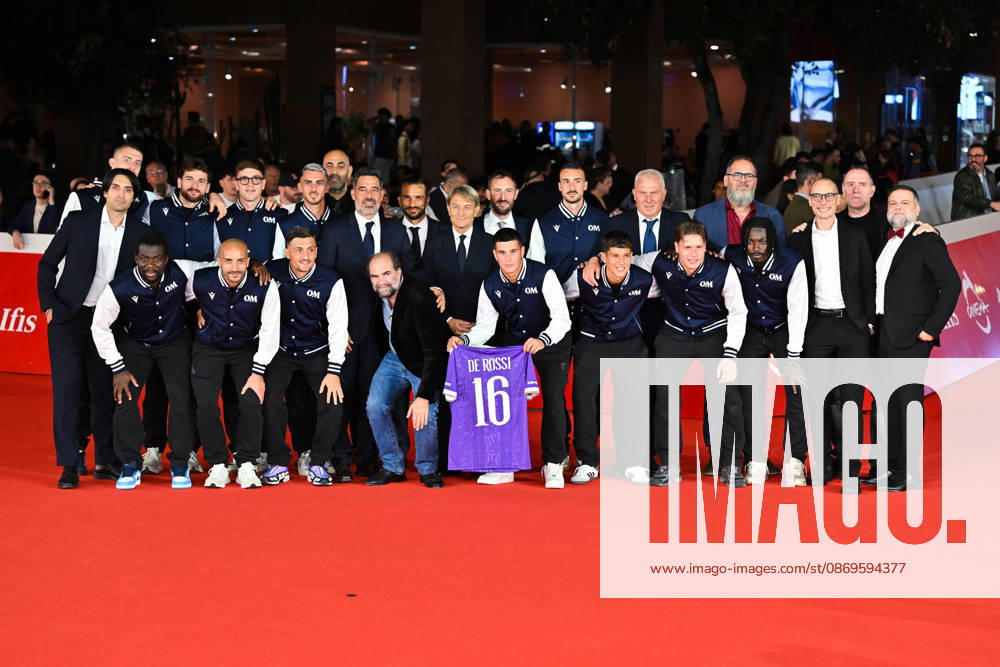 IPA89726226 - Rome, 2026 Film Festival Night 3 Red Carpet for the film Radici. Pictured: SQUADRA Ostiamare Lido Calcio soccer team