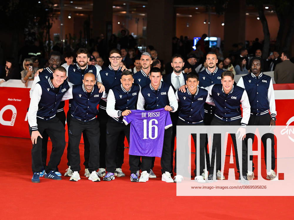 IPA89726222 - Rome, 2026 Film Festival Night 3 Red Carpet for the film Radici. Pictured: the Ostiamare Lido Calcio soccer team