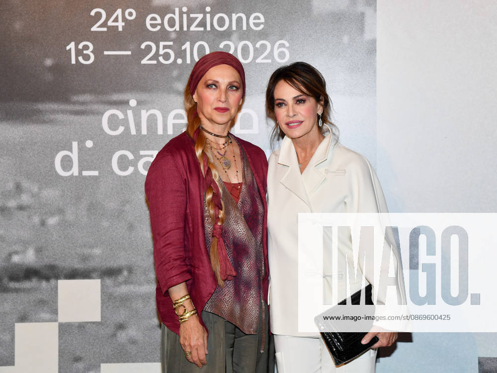 IPA89727902 - Roma Cinema Fest 2026. Night 3 Red Carpet for the film Idda. Pictured: Elena Sofia Ricci, Elisa Barucchieri (Elena Sofia Riccis sister)