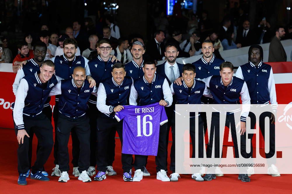 News - Rome Film Fest 2026 - DAY 2 AS Ostiamare Lido Calcio football team attends the Radici red carpet during the 21th Rome Film Festival at Auditorium Parco Della Musica on October 15, 2026 in Rome, Italy. Roma Auditorium Parco della Musica Italy