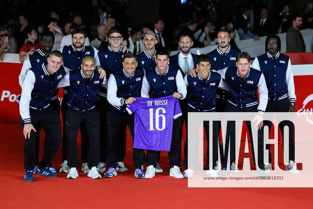 News - Rome Film Fest 2026 - DAY 2 AS Ostiamare Lido Calcio football team attends the Radici red carpet during the 21th Rome Film Festival at Auditorium Parco Della Musica on October 15, 2026 in Rome, Italy. Roma Auditorium Parco della Musica Italy