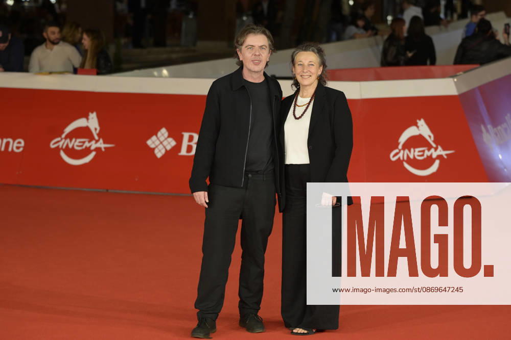 Paul Wright (l) and Kate Byers (r) attend the red carpet for the film Mission at the 2026 Rome Film Fest, held at the Auditorium Parco della Musica. Rome Italy - ZUMAs197 20261015_aaa_s197_734