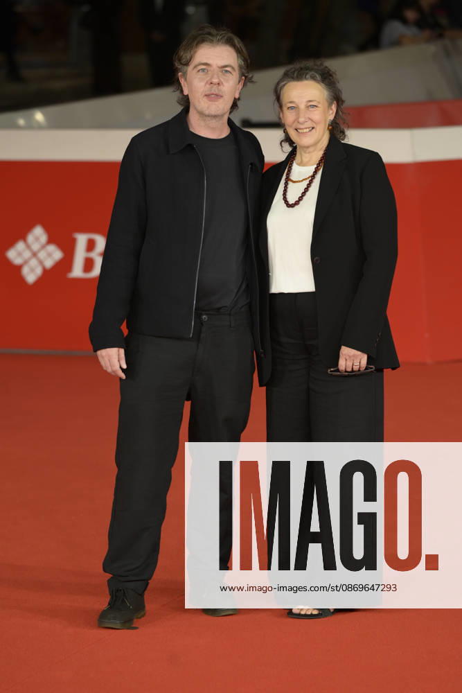 Paul Wright (l) and Kate Byers (r) attend the red carpet for the film Mission at the 2026 Rome Film Fest, held at the Auditorium Parco della Musica. Rome Italy - ZUMAs197 20261015_aaa_s197_736