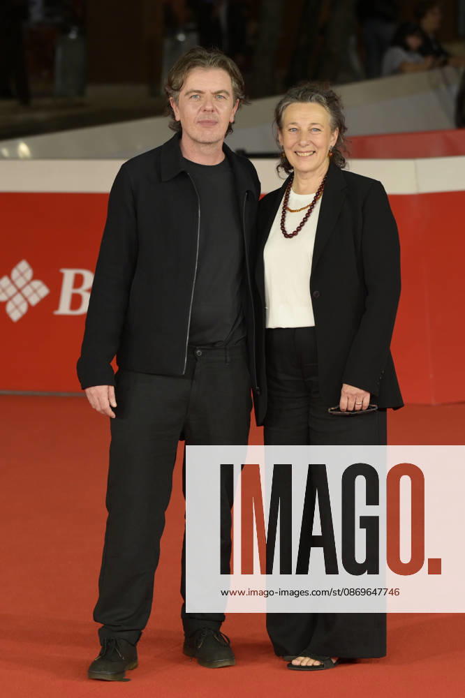 Paul Wright (l) and Kate Byers (r) attend the red carpet for the film Mission at the 2026 Rome Film Fest, held at the Auditorium Parco della Musica. Rome Italy - ZUMAs197 20261015_aaa_s197_747