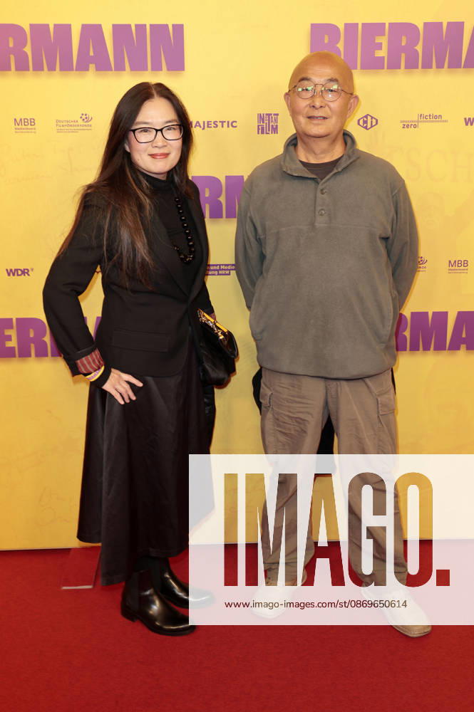 Liao Yiwu and his guests at the premiere of the documentary *Biermann* at Kino International in Berlin, October 15, 2026 Foto:xS.xGabschx xFuturexImagex biermann_berlin_6011