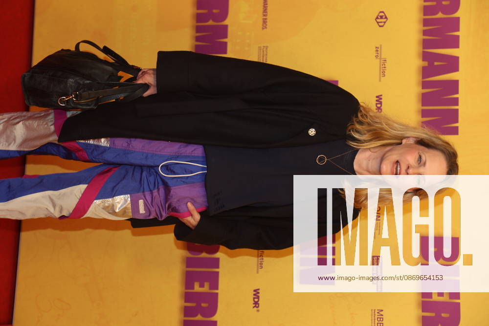 Antje Riis at the premiere of the documentary *Biermann* at Kino International in Berlin