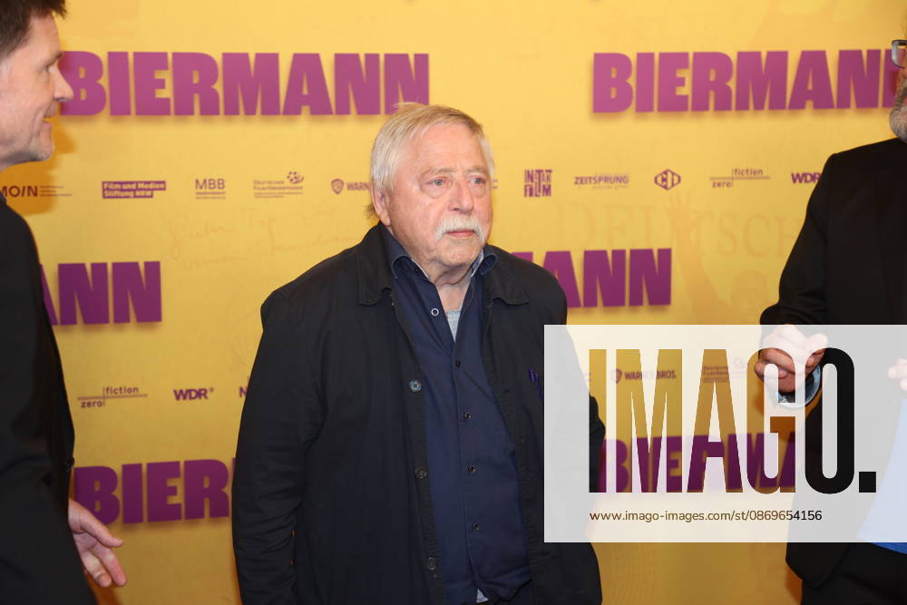 Wolf Biermann at the premiere of the documentary *Biermann* at the Kino International in Berlin