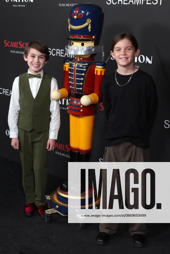 Screamfest LA Closing Night: Christmas at the Kringles premiere at TCL Chinese 6 Theatres Featuring: Jack Jewkes, Elliott Egler Where: Los Angeles, California, United States When: 15 Oct 2026 Credit: Faye s Vision Cover Images . NOT FOR USE BY NEWSPAPERS BASED IN THE UK.