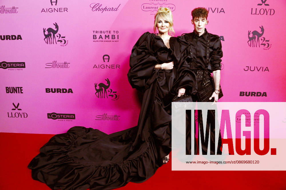 Frauke Ludowig and Kilian Kerner at the 2026 Tribute to Bambi at Fotografiska Berlin, Berlin, October 15, 2026 Foto:xN.xKubelkax xFuturexImagex bambi_6033
